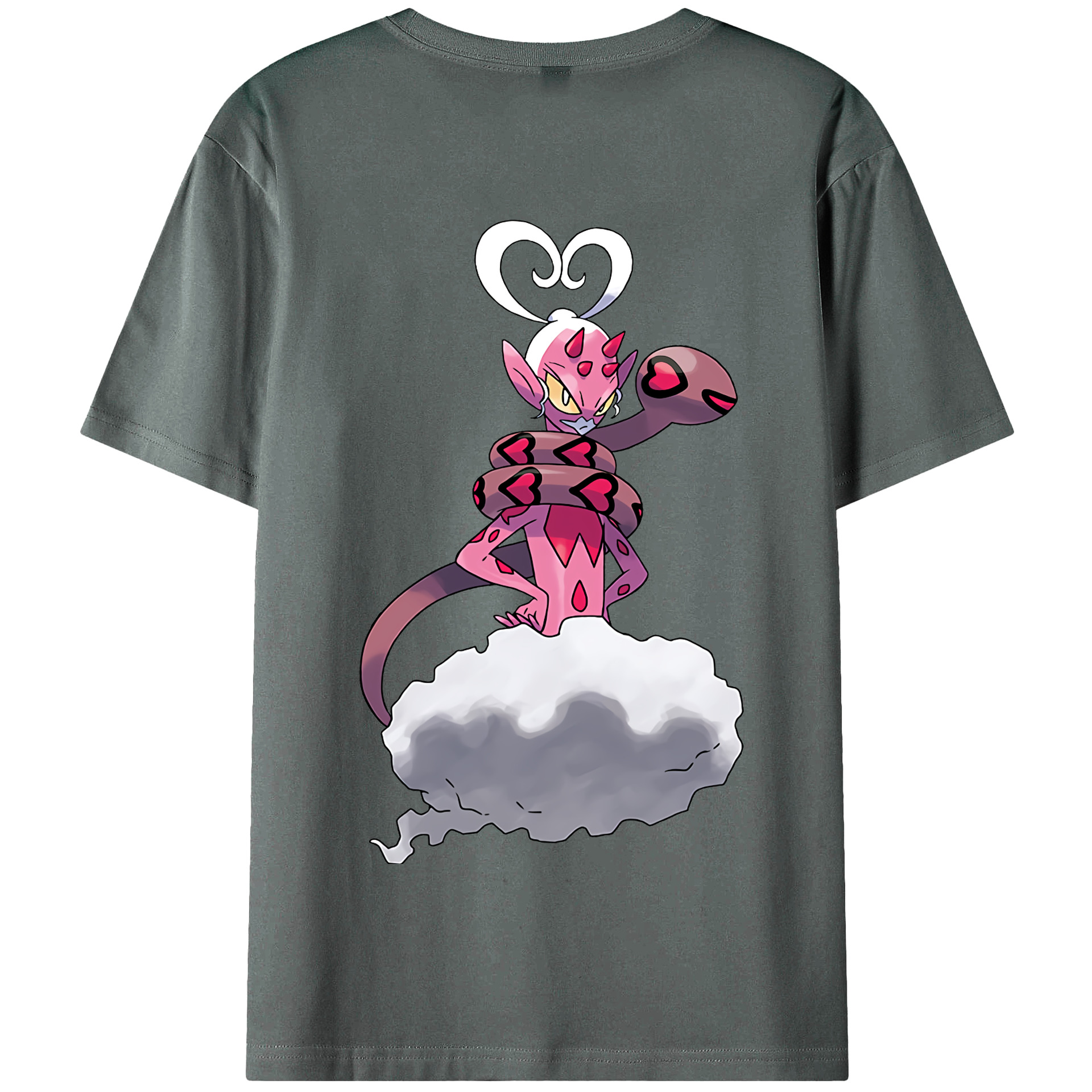 （画像用） ポケットモンスター Pokémon 綿100％半袖Tシャツ（背面プリント）